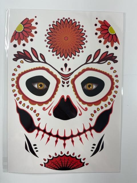 The Makeup Altar Day of the Dead Temporary Mask