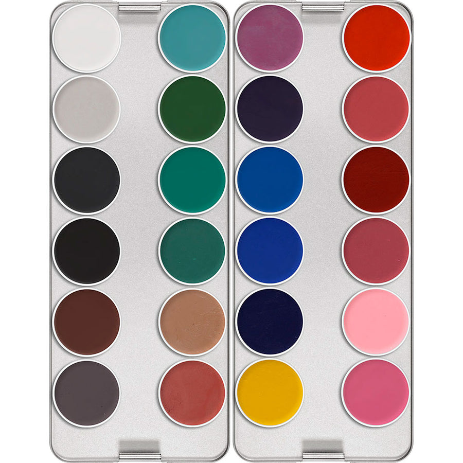 6 Color Aquacolor Palette