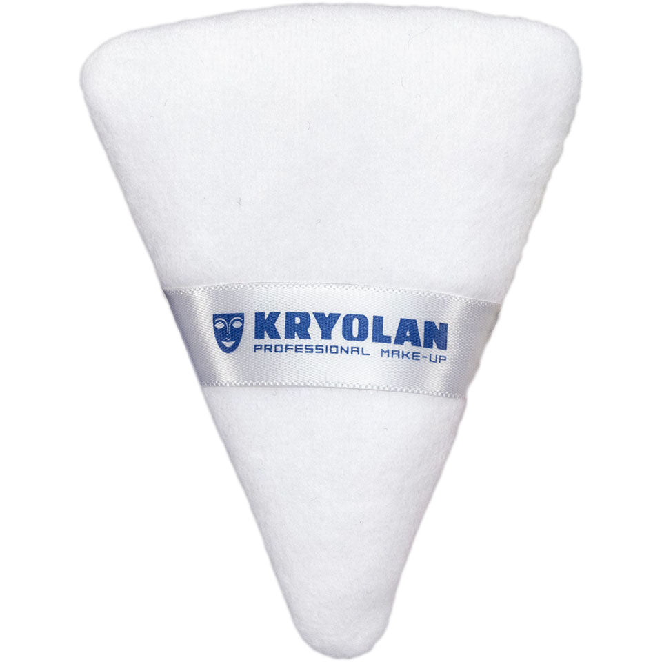 White Powder Puff Triangular