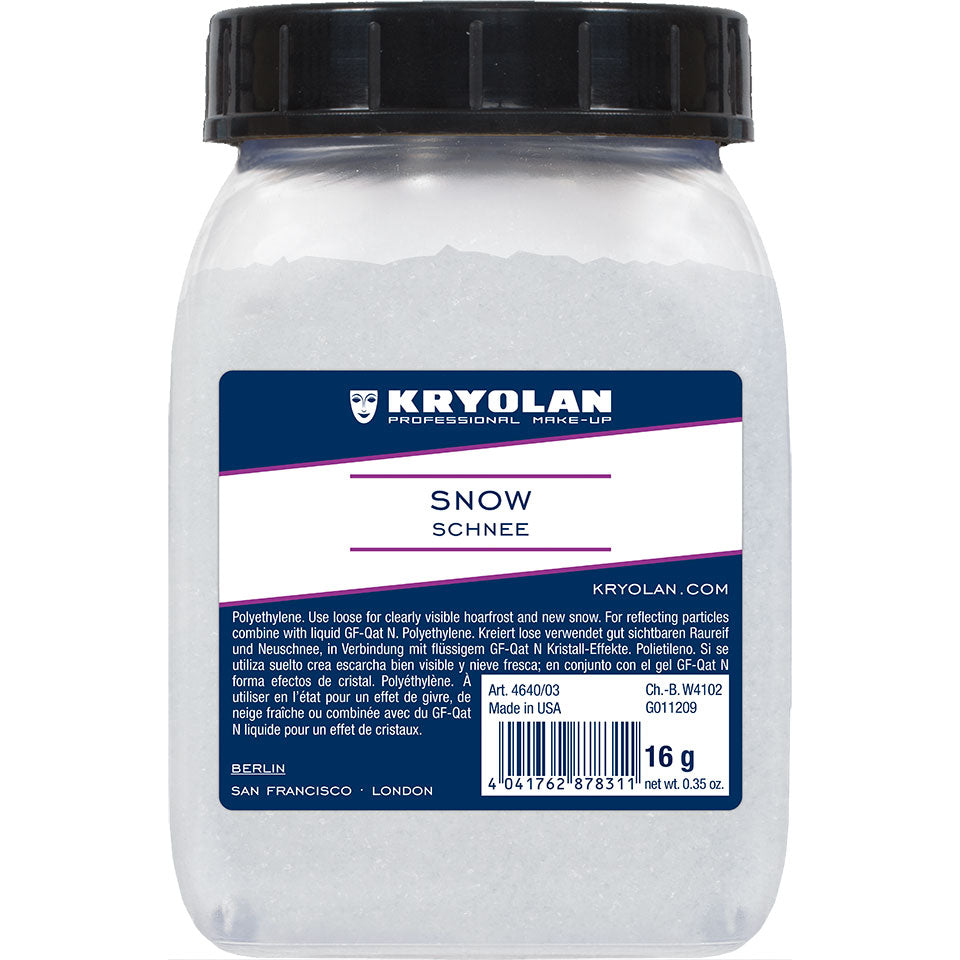 snow in a jar!