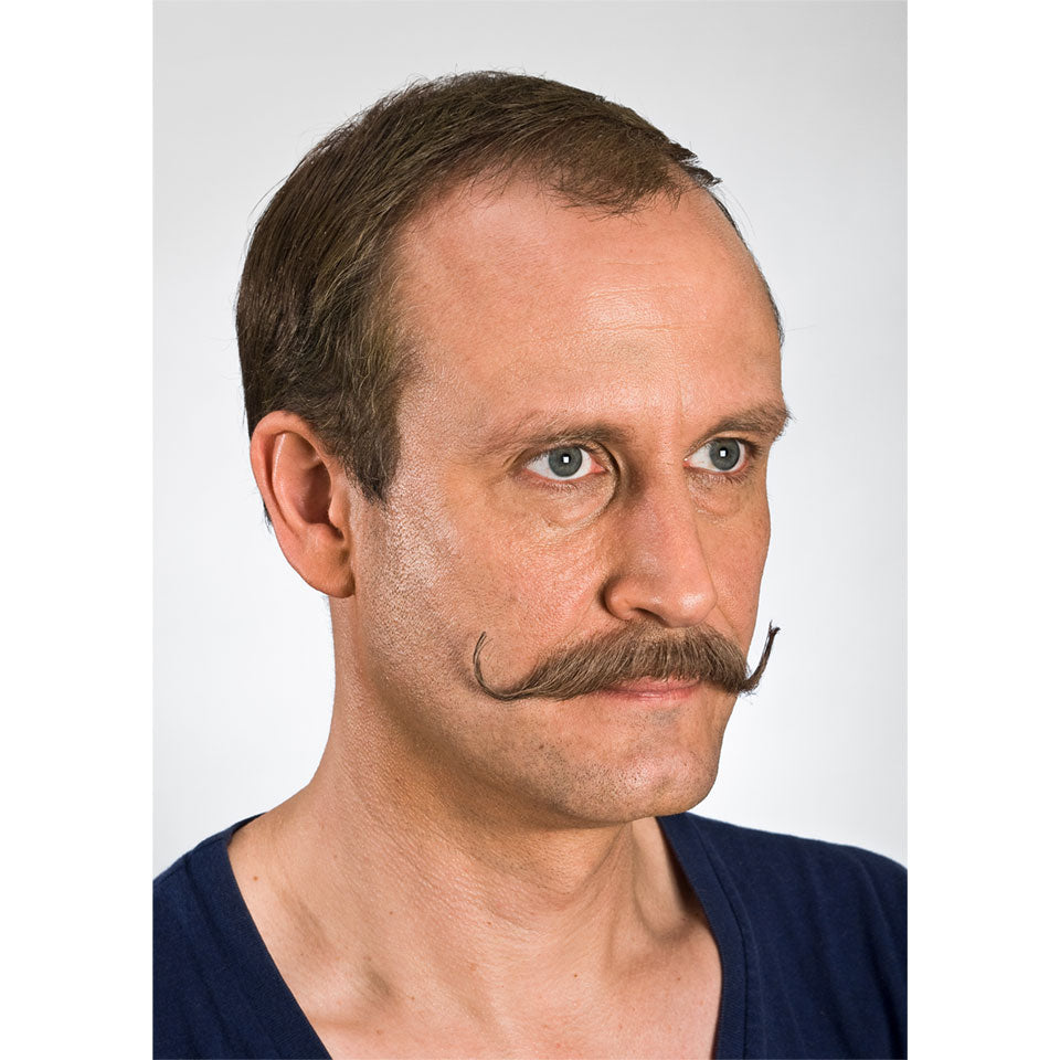 El Bandito Blonde Mustache side profile