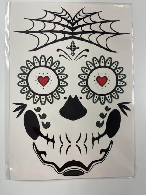 The Makeup Altar Day of the Dead Temporary Mask