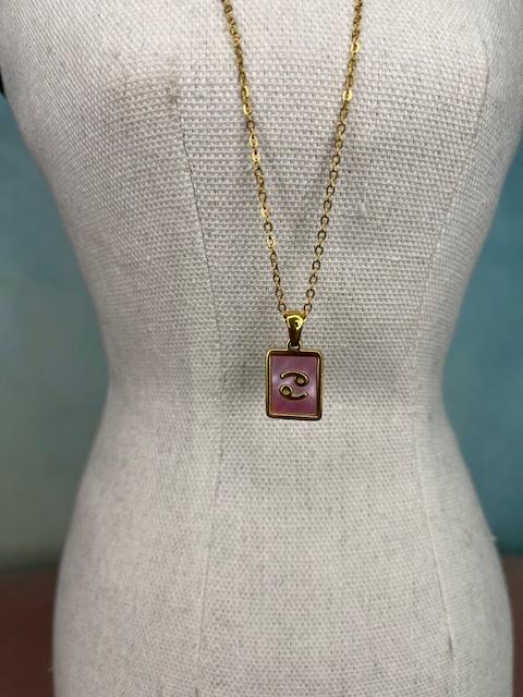 Cancer Pink Shell Necklace