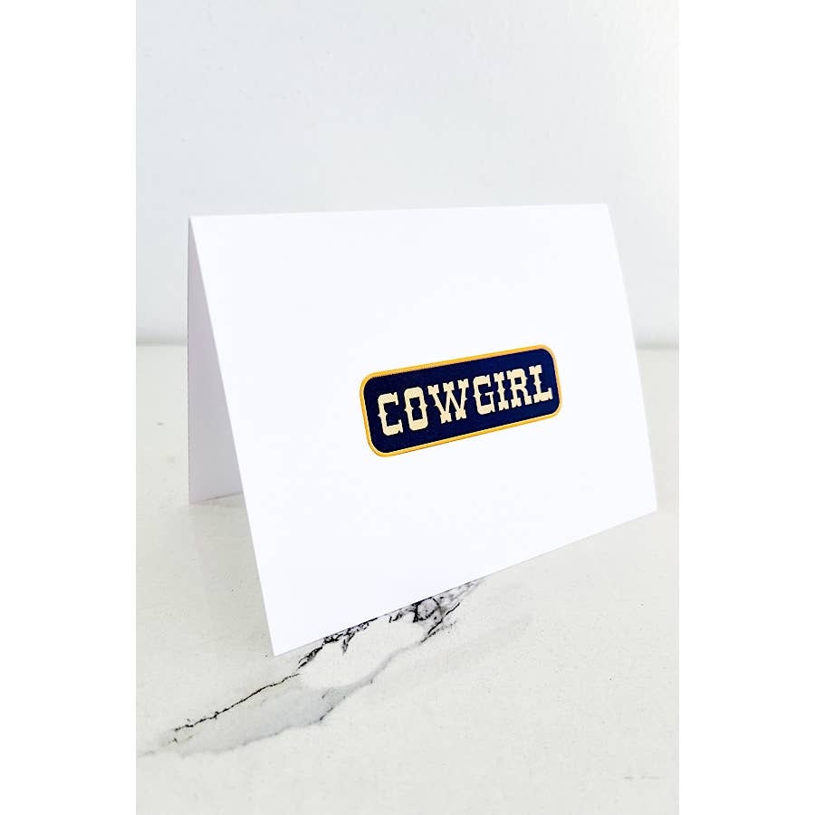 Cowgirl Blank Notecard