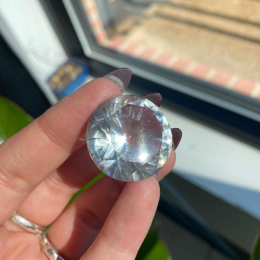 Image of Sapphire & Sage Sapphire & Sage Clear Quartz Faceted Crystal