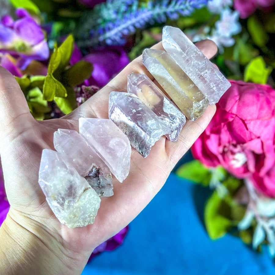 Raw Lithium Quartz Points