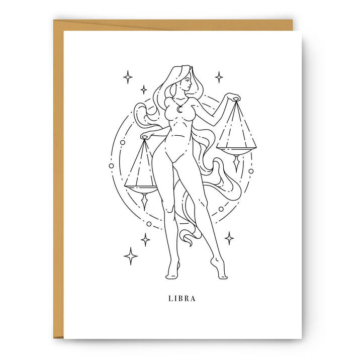 Libra Zodiac Sign - Everyday Card