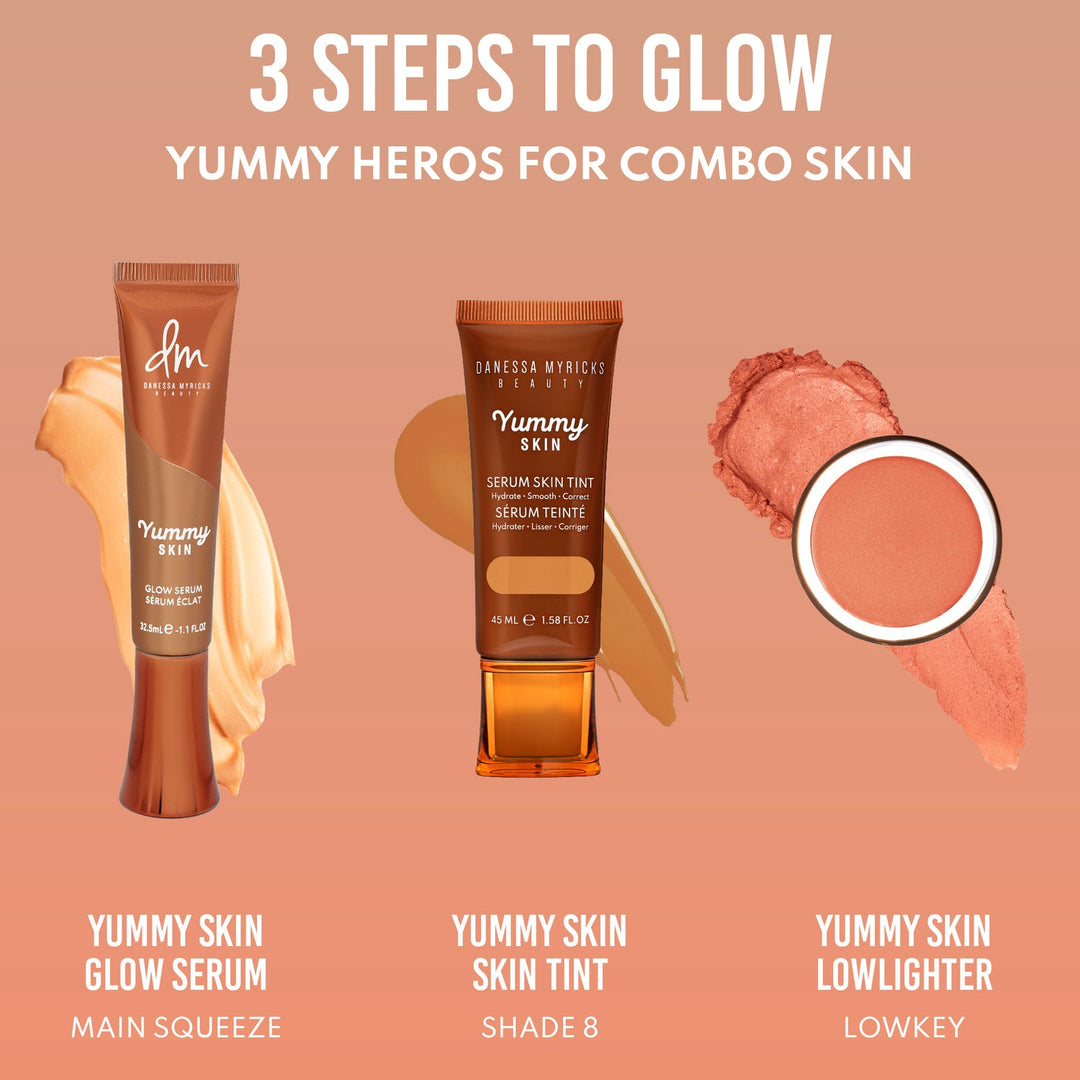 Lowkey Yummy Skin Blurring Balm Lowlighter in the steps to glow