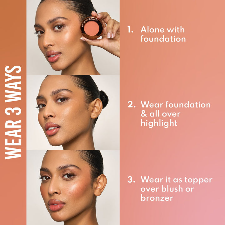 Lowkey Yummy Skin Blurring Balm Lowlighter different ways to wear