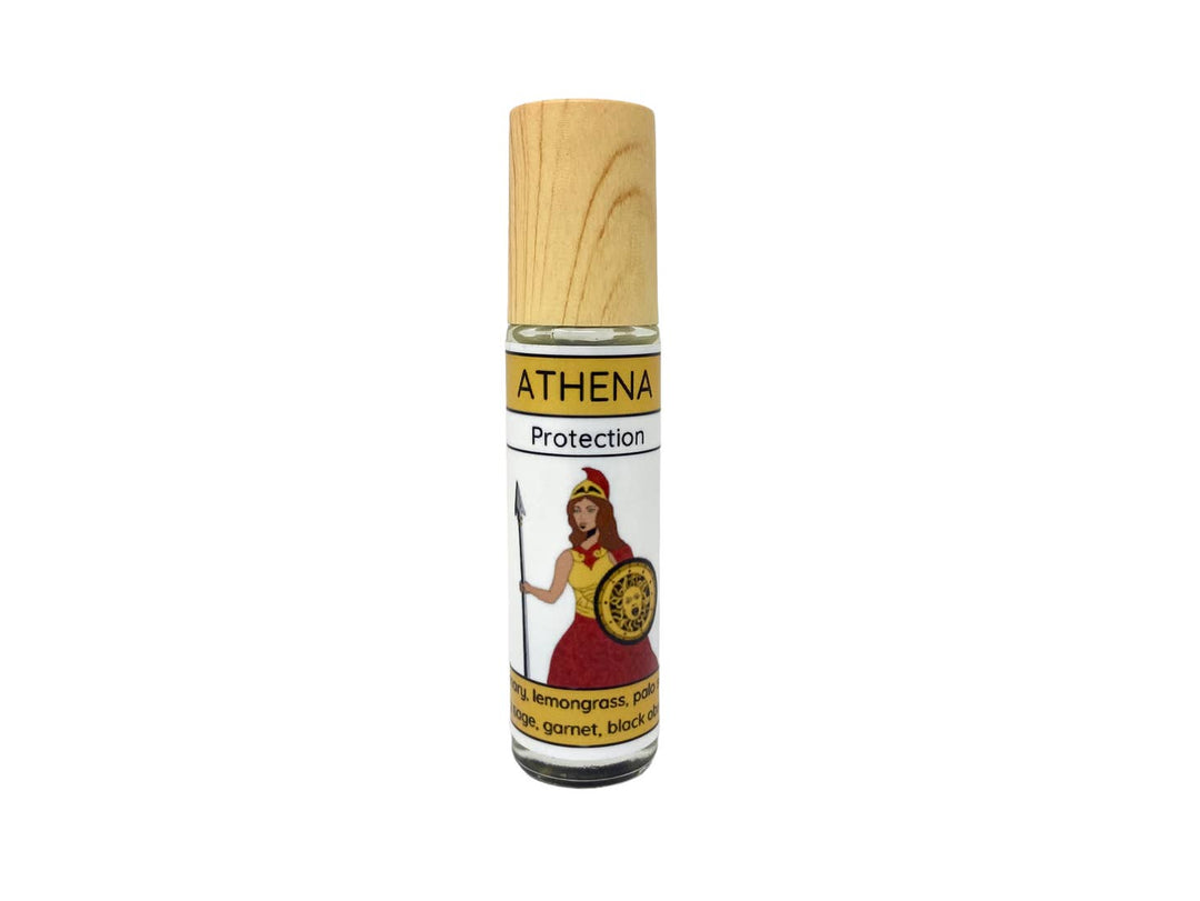 Image of Freedom Rocks Athena Protection: Aromatic Essential Oil Rollers Infused with Crystals