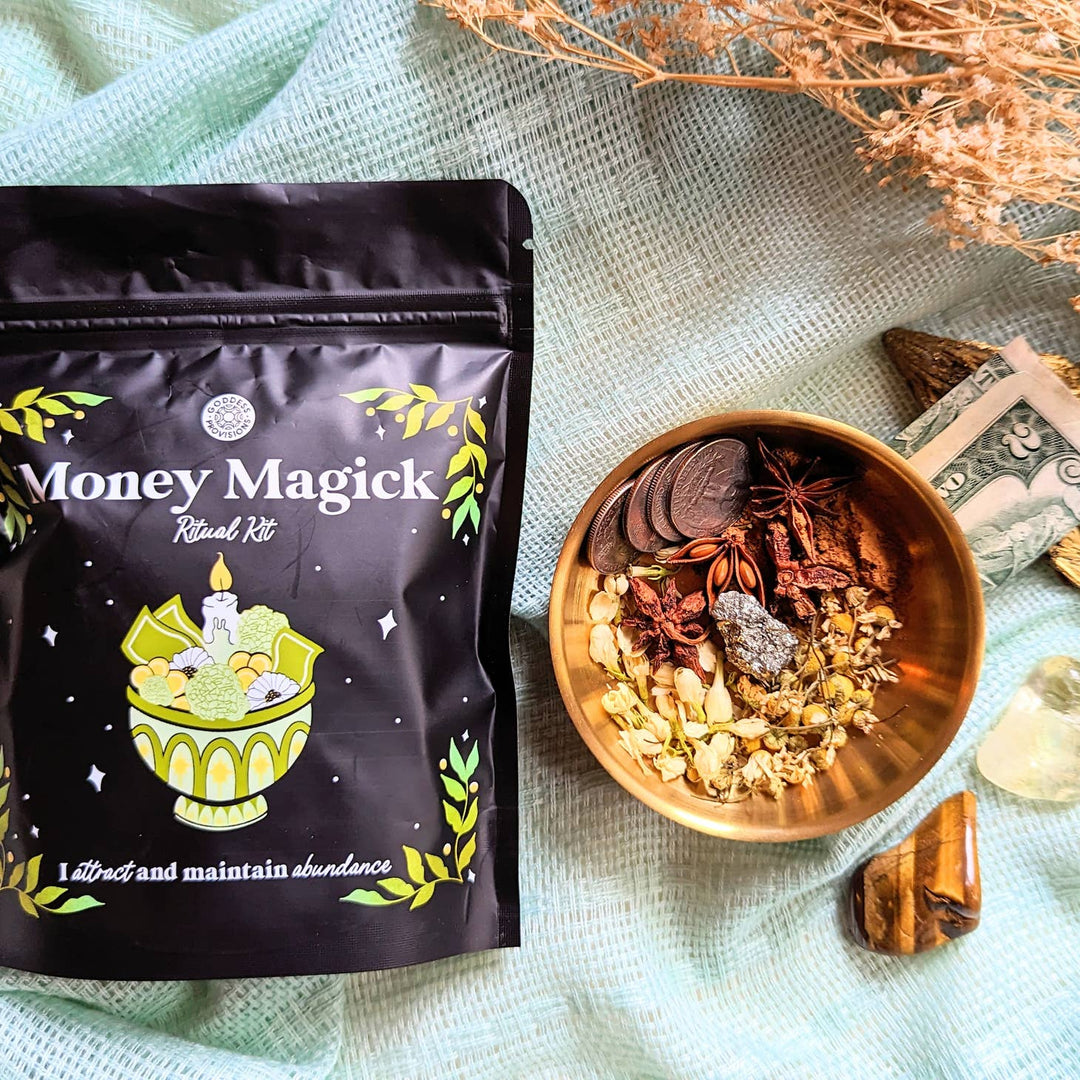 Image of Goddess Provisions Money Magick Ritual Kit