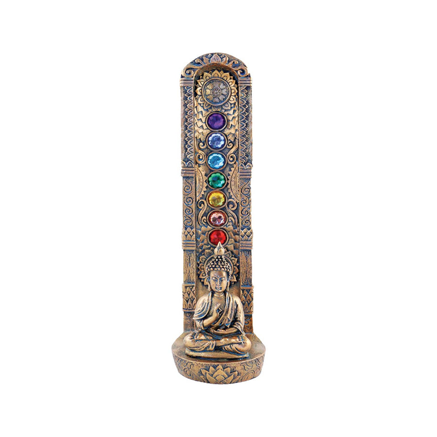 Buddha 7 Chakra Stick and Cone Incense Holder