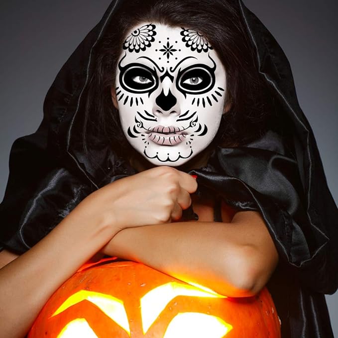 The Makeup Altar Day of the Dead Temporary Mask