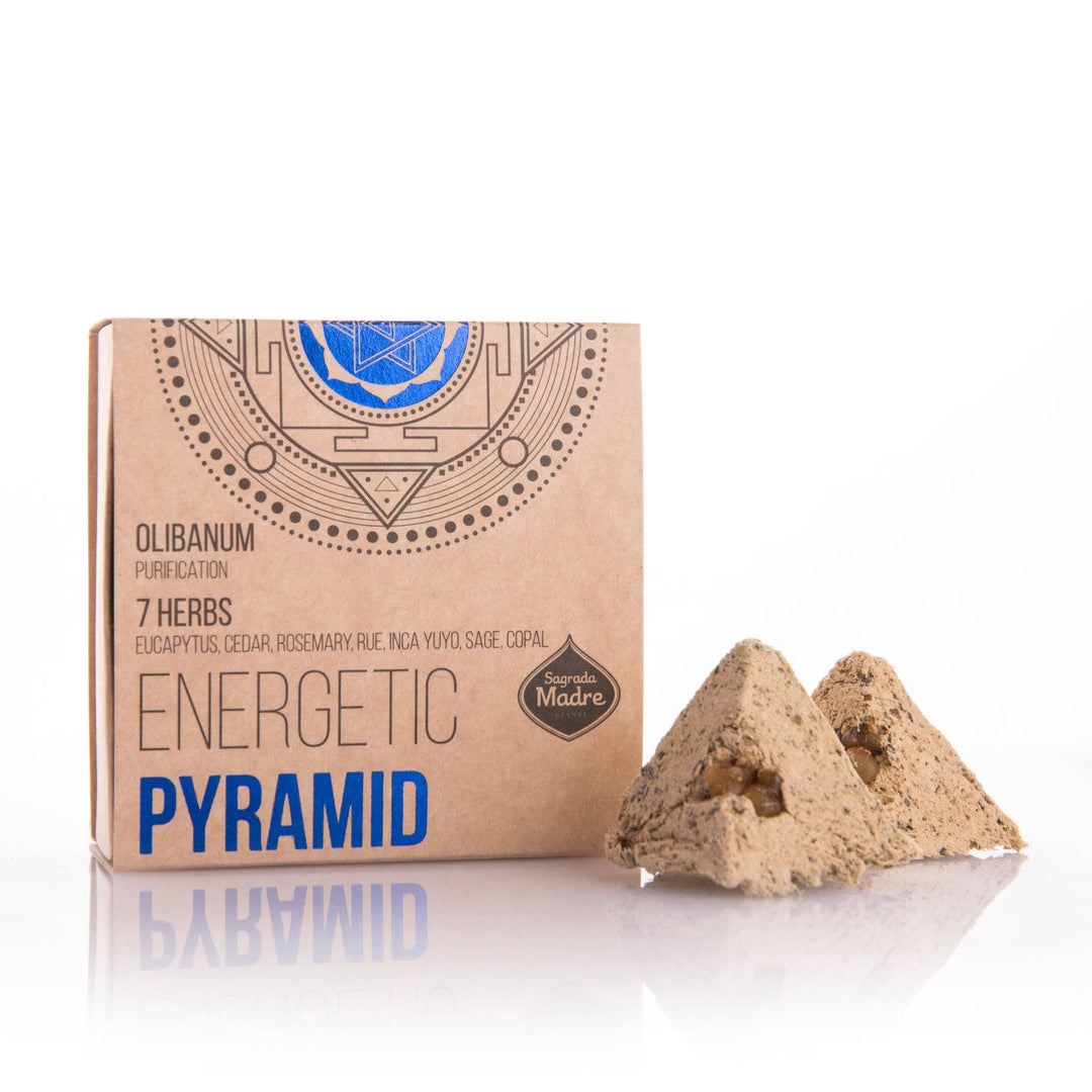 Image of Sagrada Madre Sacred Geometry Energetic Pyramid Incense 7 Herbs