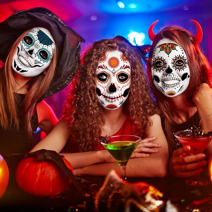 The Makeup Altar Day of the Dead Temporary Mask