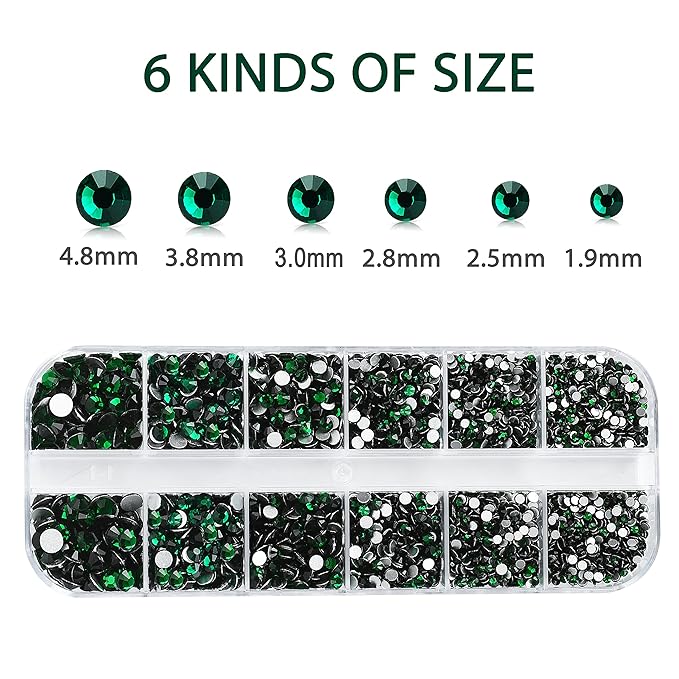 The Makeup Altar Emerald Rhinestones