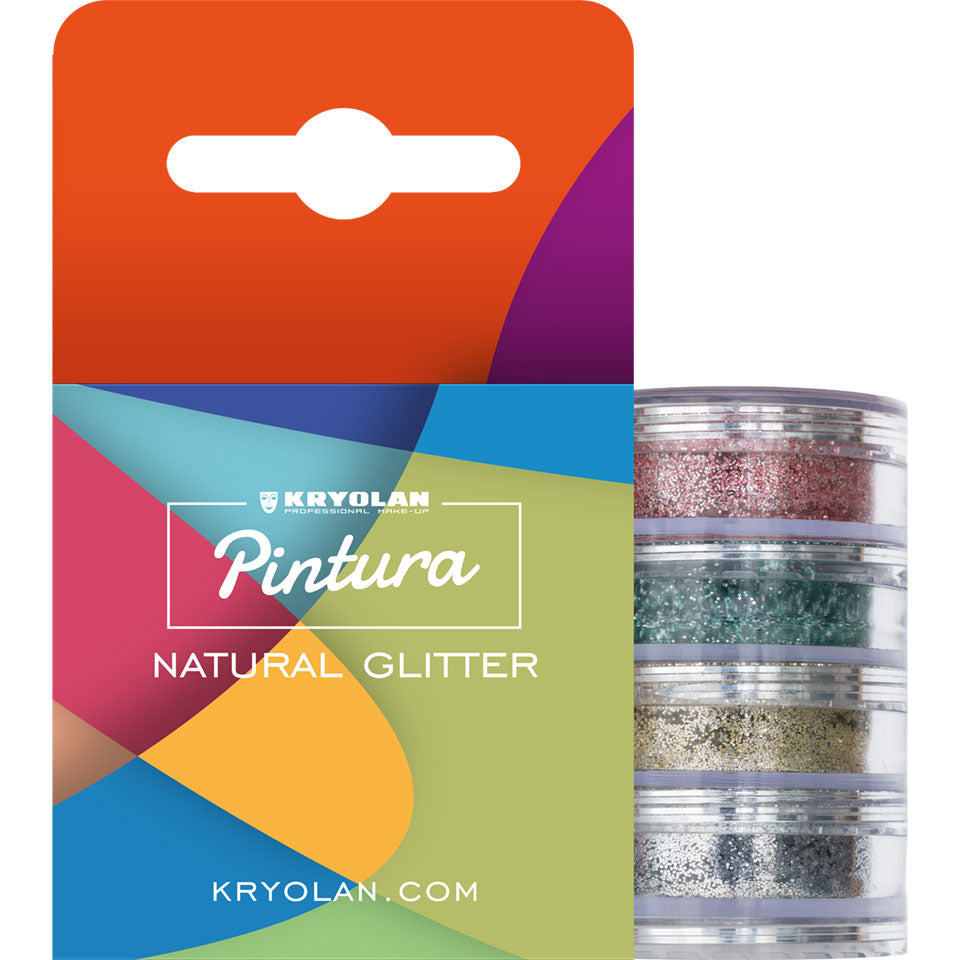 Pintura Natural Glitter Stacker 4 Colors