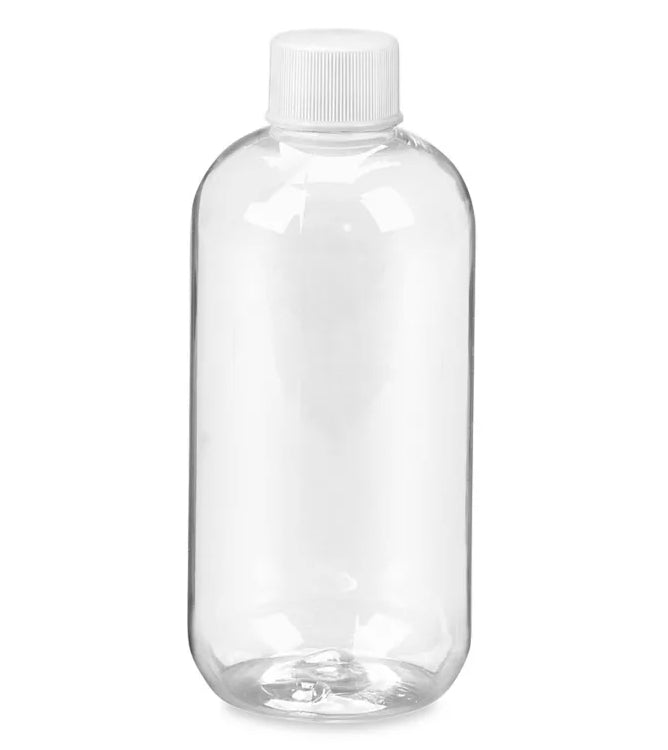 The Makeup Altar Clear Cylinder Bottle Screw Top