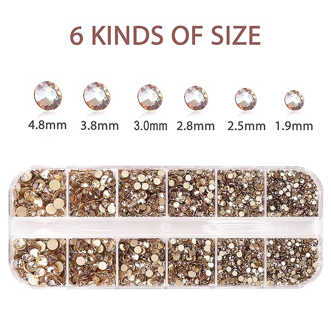 The Makeup Altar Gold Rhinestones