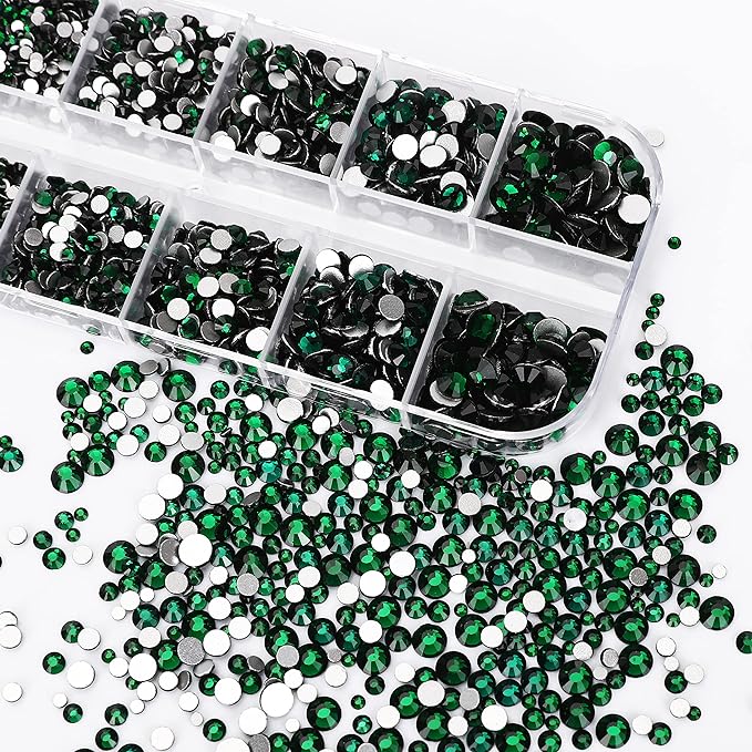 Image of The Makeup Altar Emerald Rhinestones