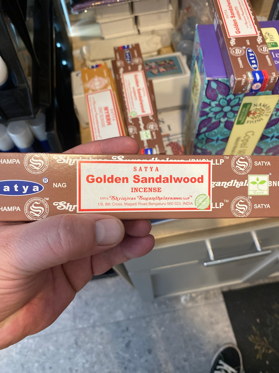 Golden Sandalwood Satya Incense Sticks