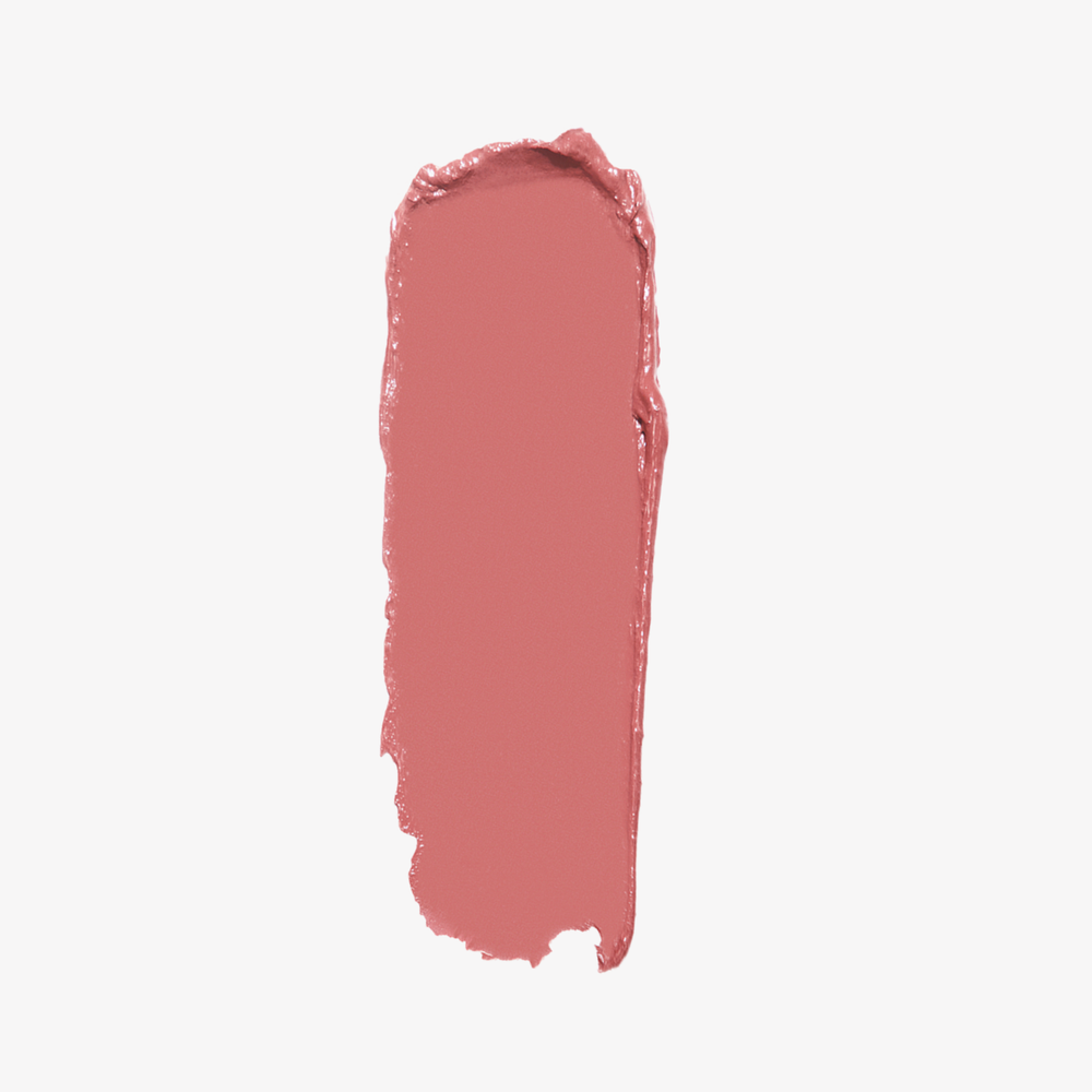 This is a swatch of the Dose of Color Liquid Matte Lip, Shade: Bare With Me.