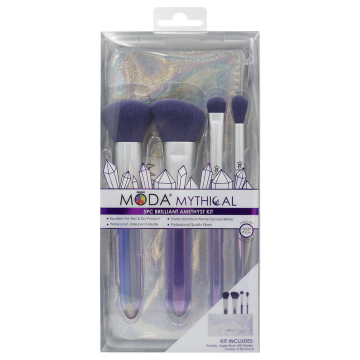 MODA Mythical 5pc Brilliant Amethyst Crystal Kit