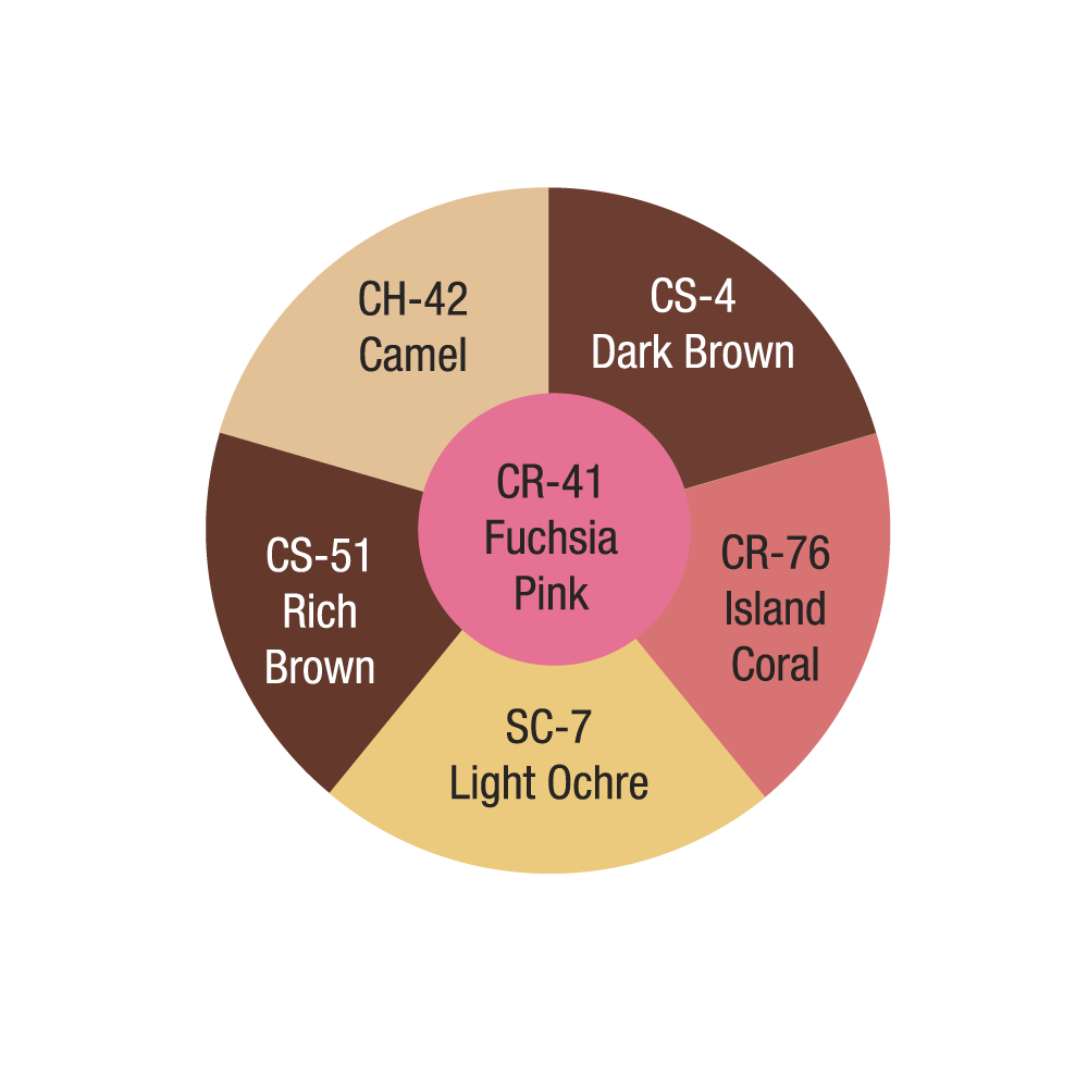 Ben Nye CBW5 Contour Wheel - Brown shades