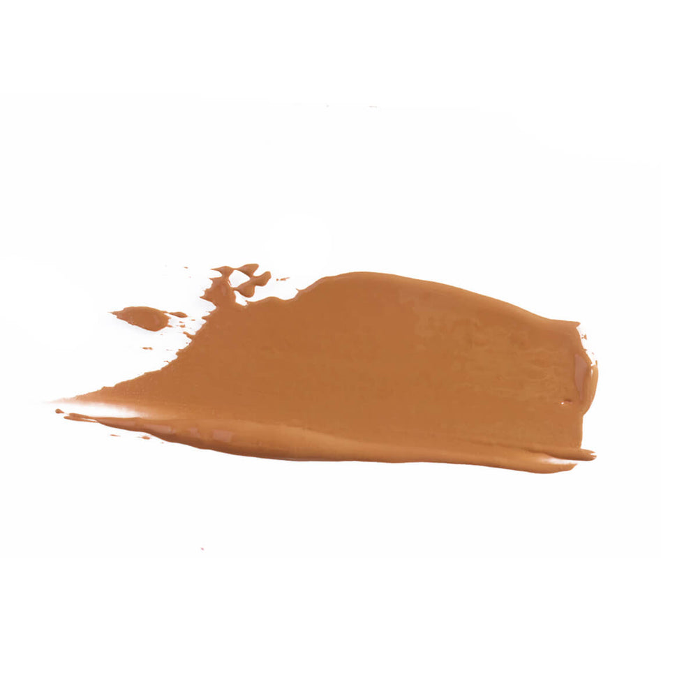 This is a brown swatch of the colorfix glaze caramel