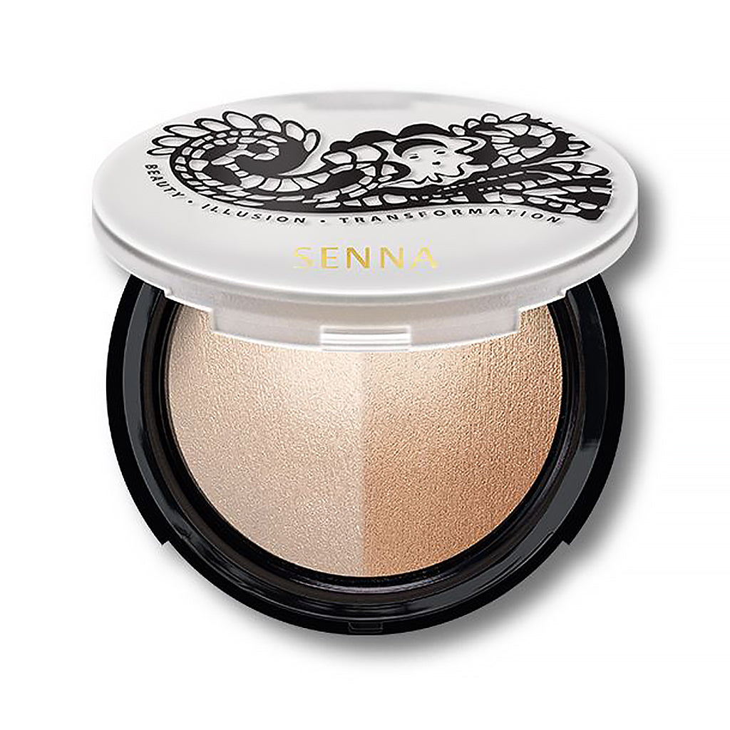 Highlighter And Glow in golden hour by Senna Cosmetics