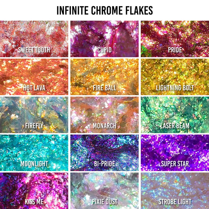 Danessa Myricks Infinite Chrome Flakes entire line