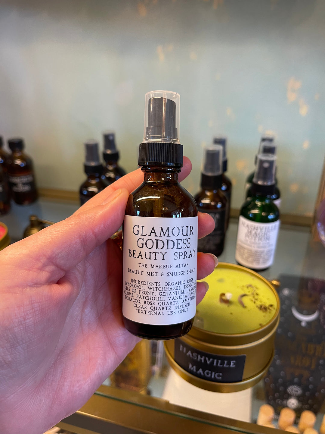 The Makeup Altar Glamour Goddess Potion Beauty Mist & Smudge Spray 2oz