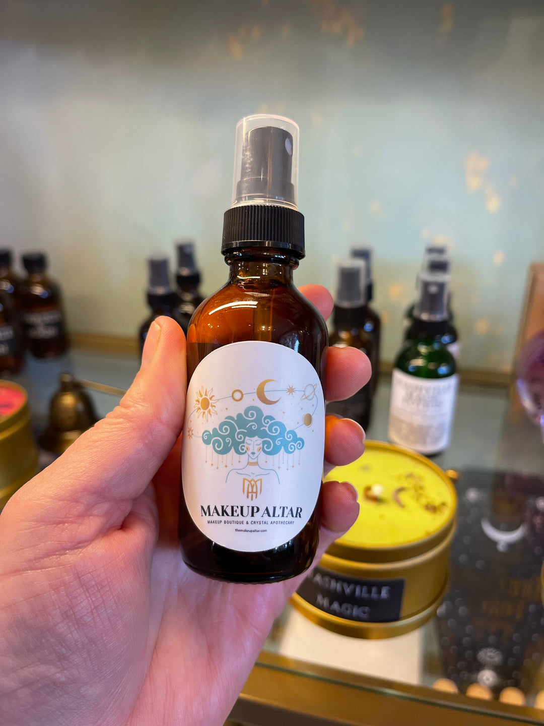 The Makeup Altar Glamour Goddess Potion Beauty Mist & Smudge Spray 2oz