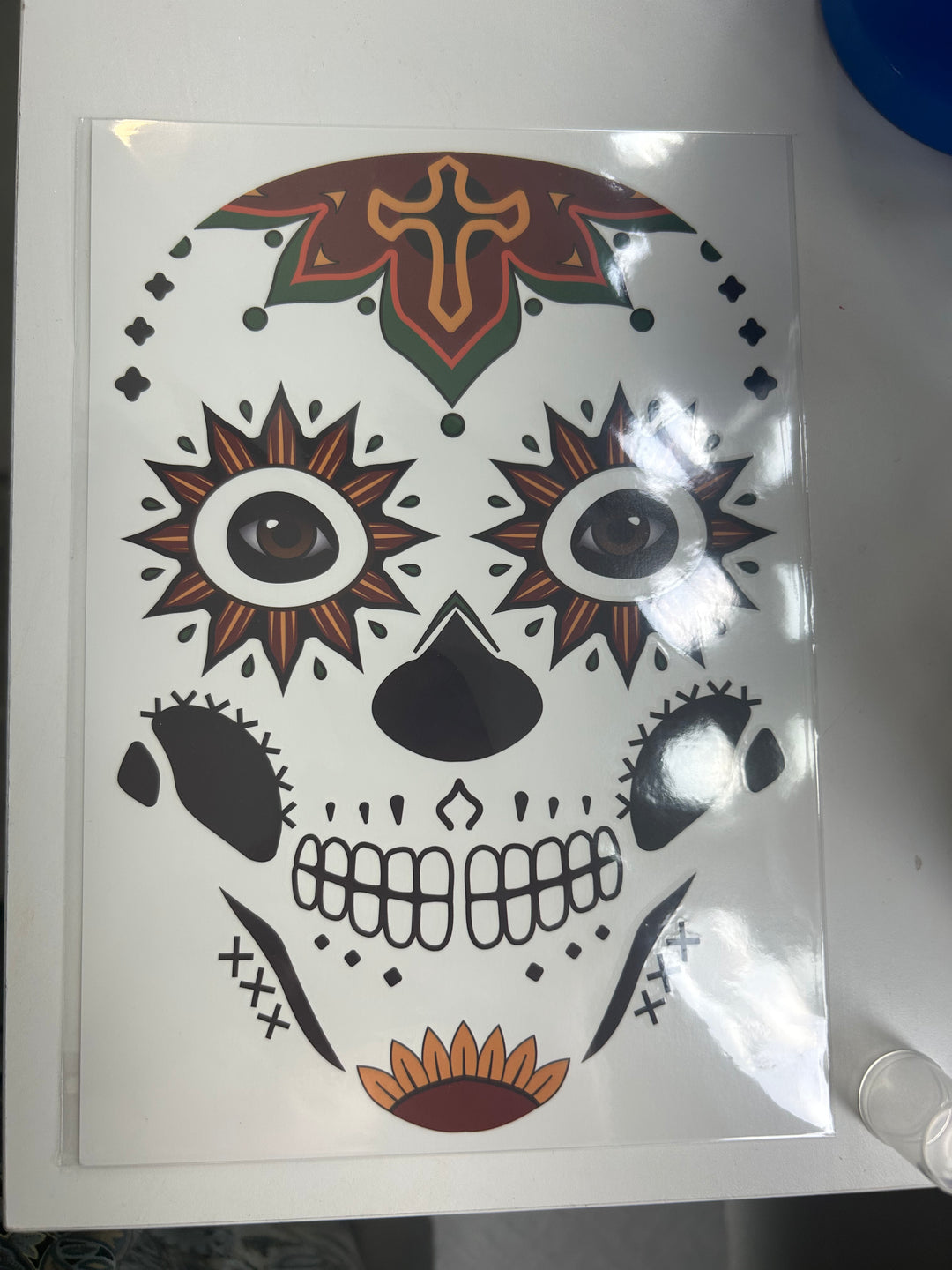 The Makeup Altar Day of the Dead Temporary Mask
