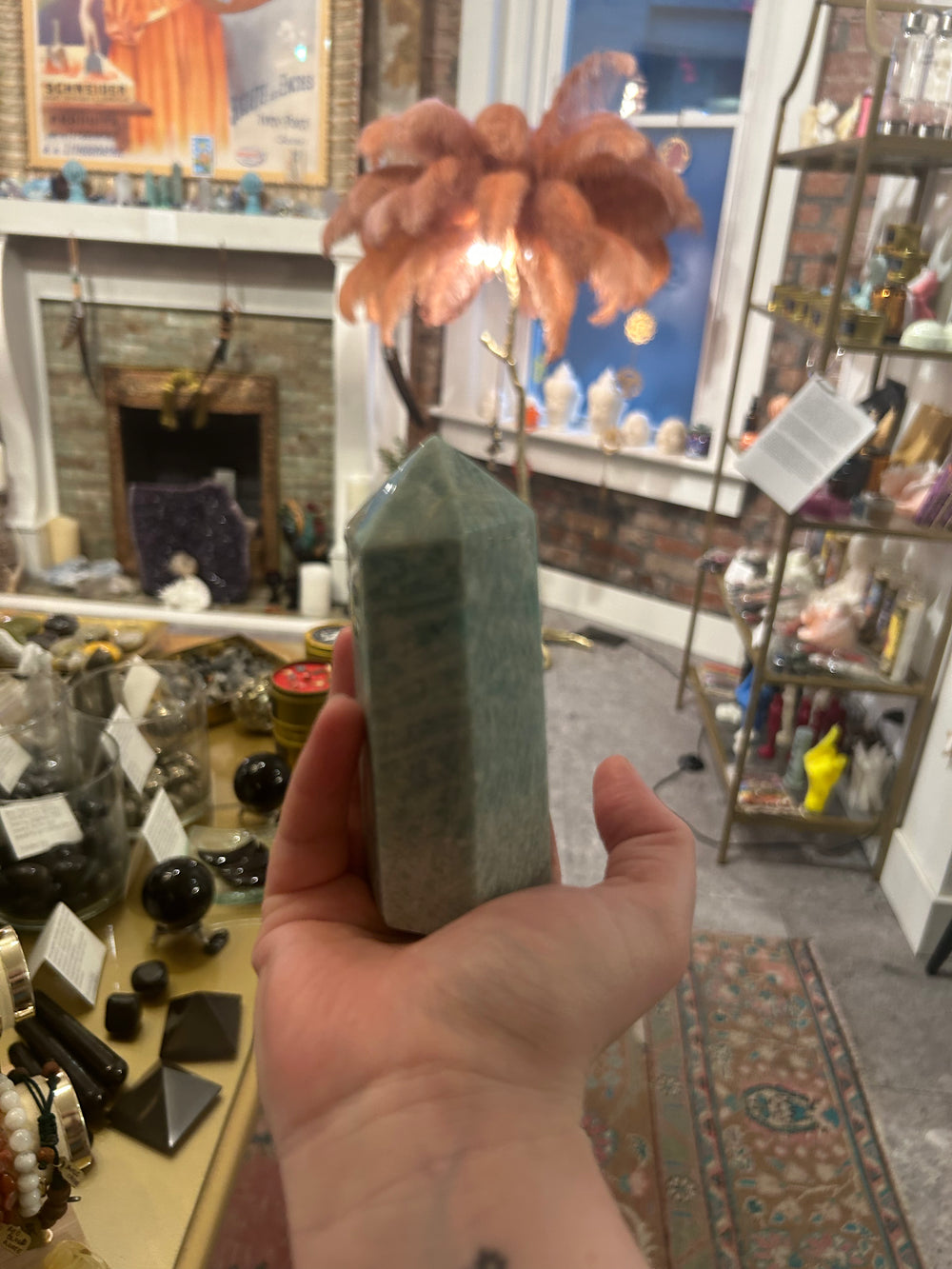 Amazonite Crystal Towers upright
