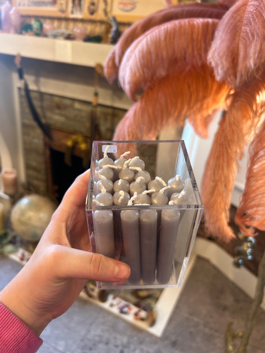 Grey Chime Candles