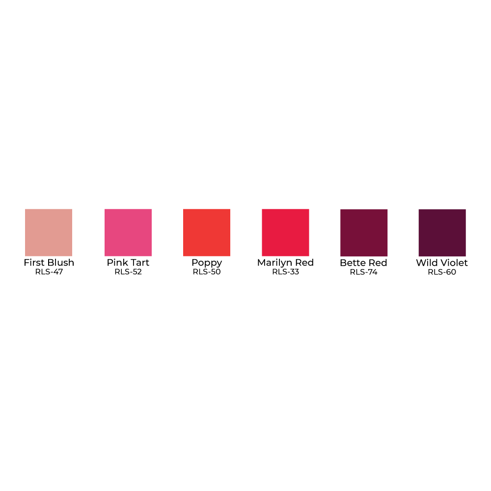 LSP-20 Fashion Color Lip Palette color names
