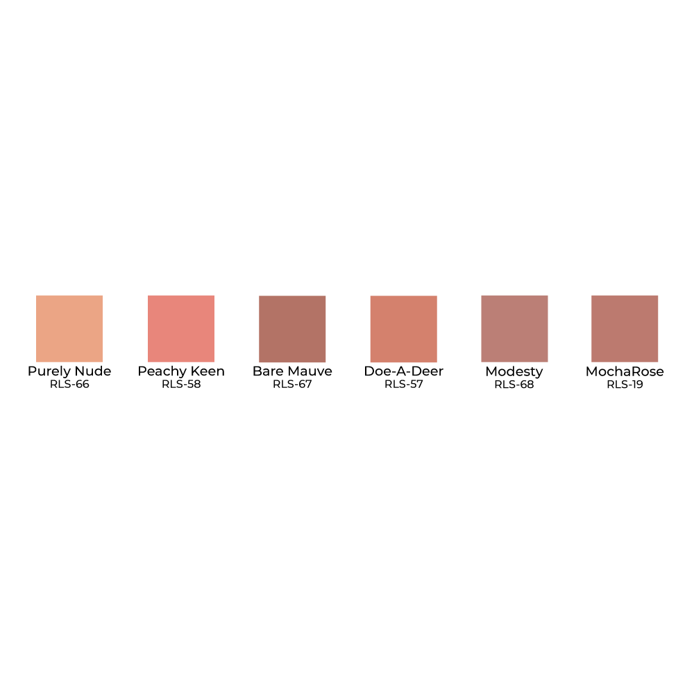LSP4 Nude Lip Palette color names