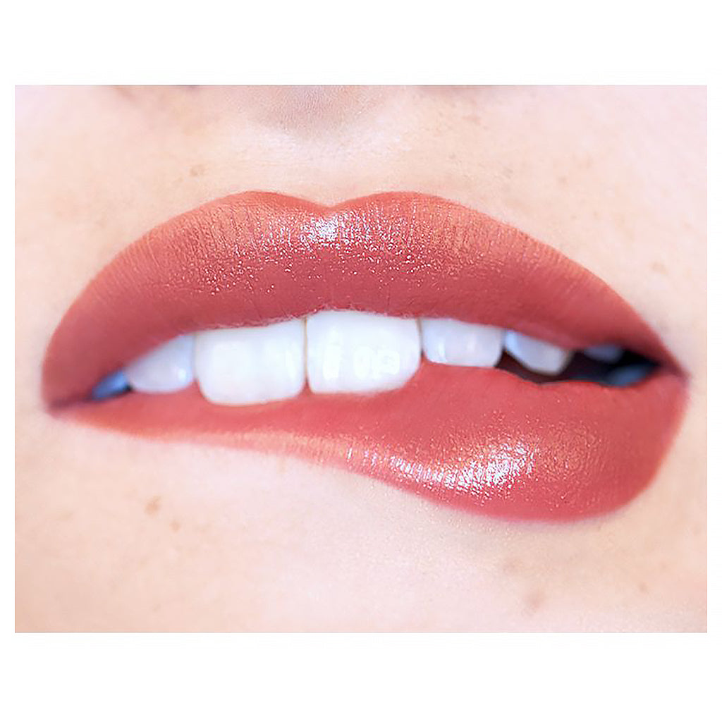 Lip Luster Sheer Hydrating Color Lips brandy by Senna Cosmetics