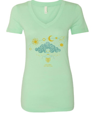 Image of The Makeup Altar Mint Green T-Shirt