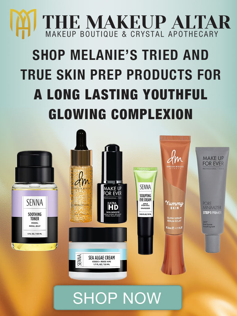Shop Melanie's tried and true skin prep products for a long lasting youthful glowing complexion