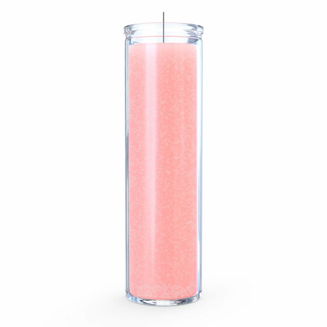 Pink 7 Day Candle