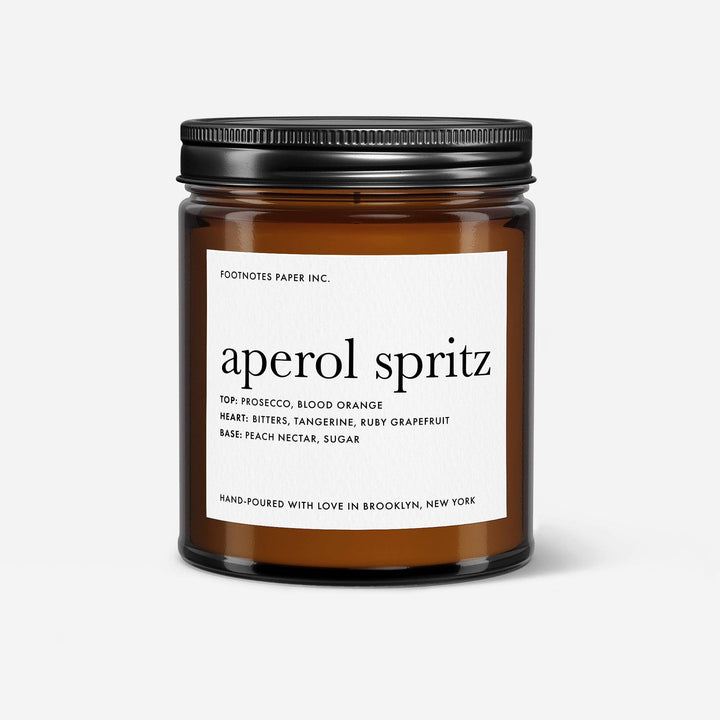 Aperol Spritz - Island Citrus Orange Lemon Jar Soy Candle