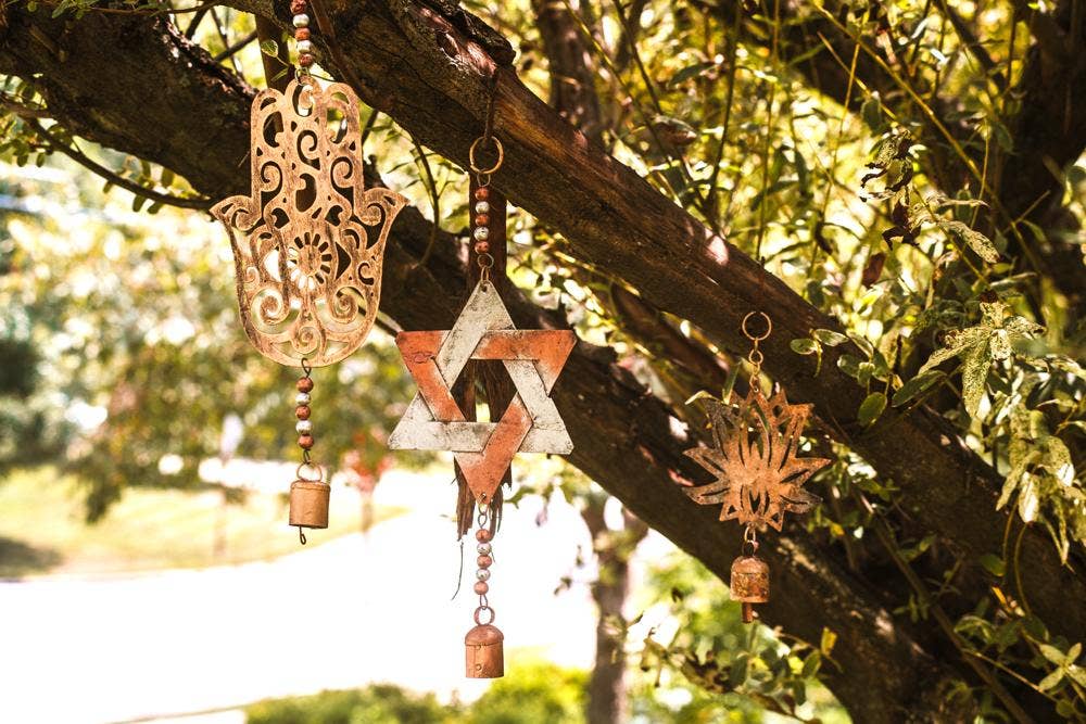 Hand-cut Lotus Chime