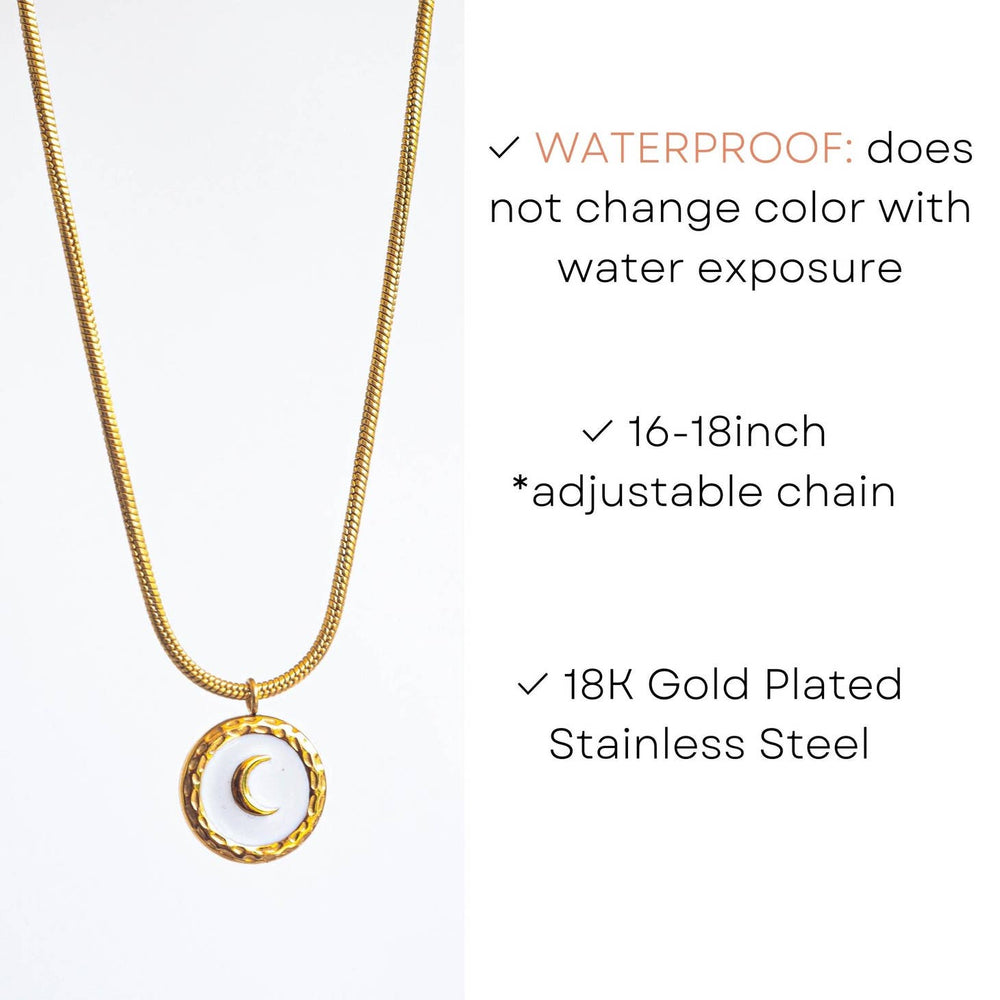 Moon on Snake Chain information
