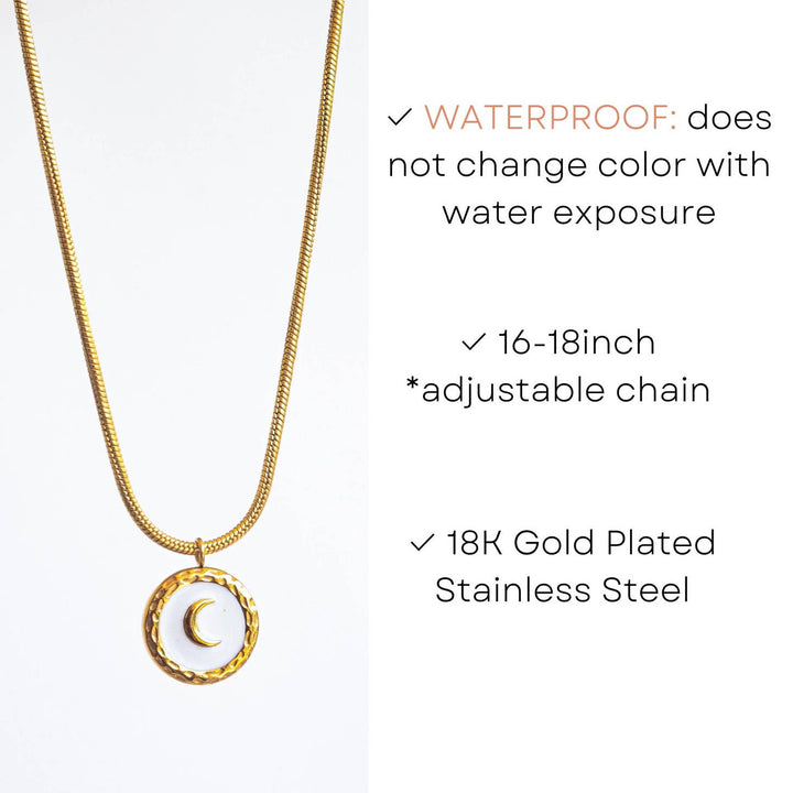 Moon on Snake Chain information