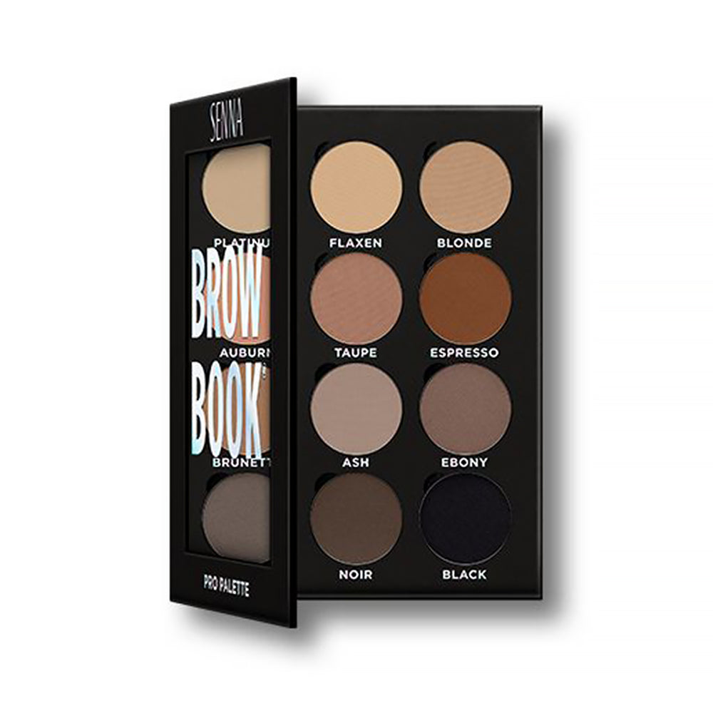 Brow Book  opened by Senna Cosmetics