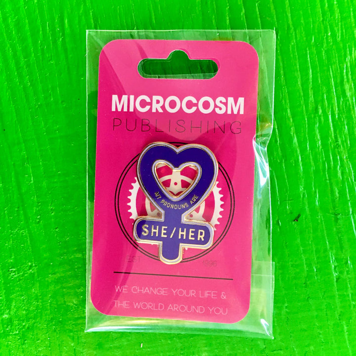 My Pronouns are She/Her Enamel Pin