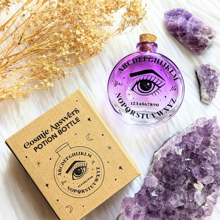 Image of Goddess Provisions Cosmic Answers Potion Bottle Witchy Elixir Potion Vessel