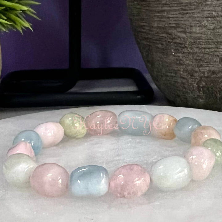 Morganite Stretch Bracelet